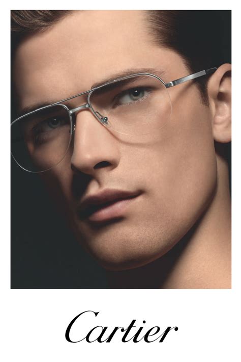 cheap mens cartier frames|cartier rimless eyeglasses for men.